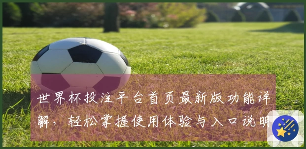 世界杯投注平台首页最新版功能详解，轻松掌握使用体验与入口说明